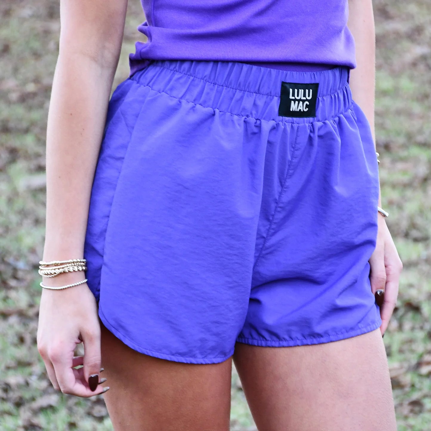 Adult Violet Lulu Mac Shorts