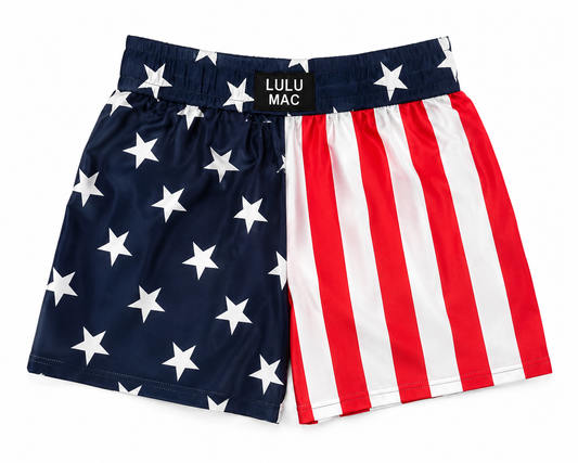 Lulu Mac Youth USA Flag Shorts
