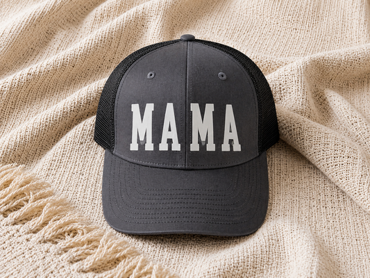 Charcoal Mama Trucker Hat