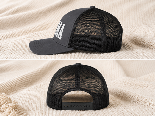 Charcoal Mama Trucker Hat
