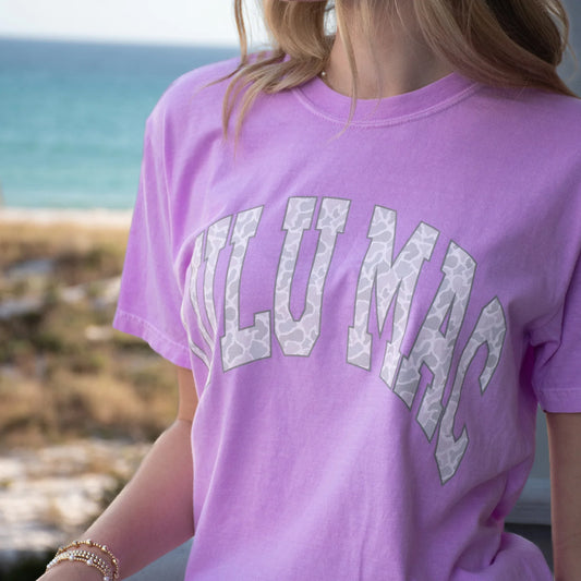 Adult Lilac Lulu Mac Graphic Tee